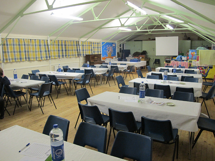 Quiz evening table plan